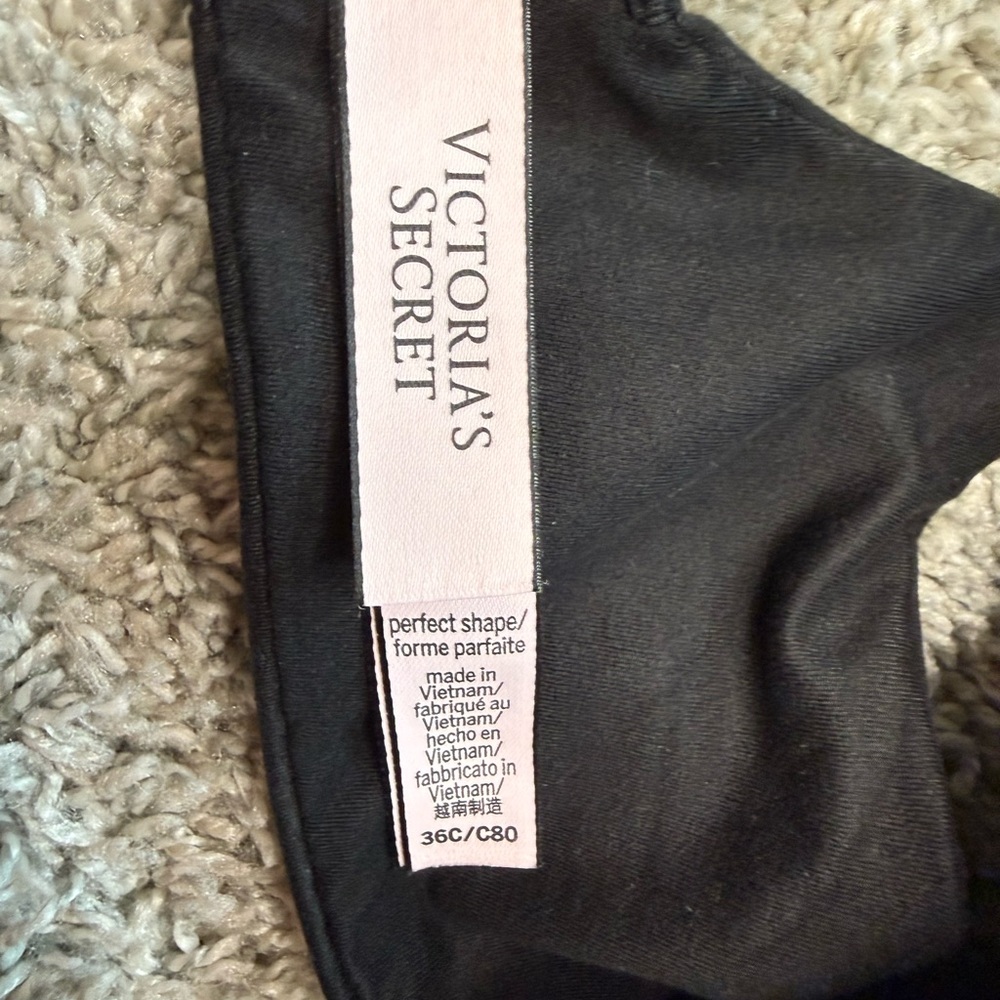 Victoria's Secret Body By Victoria Perfect Shape Push Up Lace Trim 36C - Picture 6 of 7